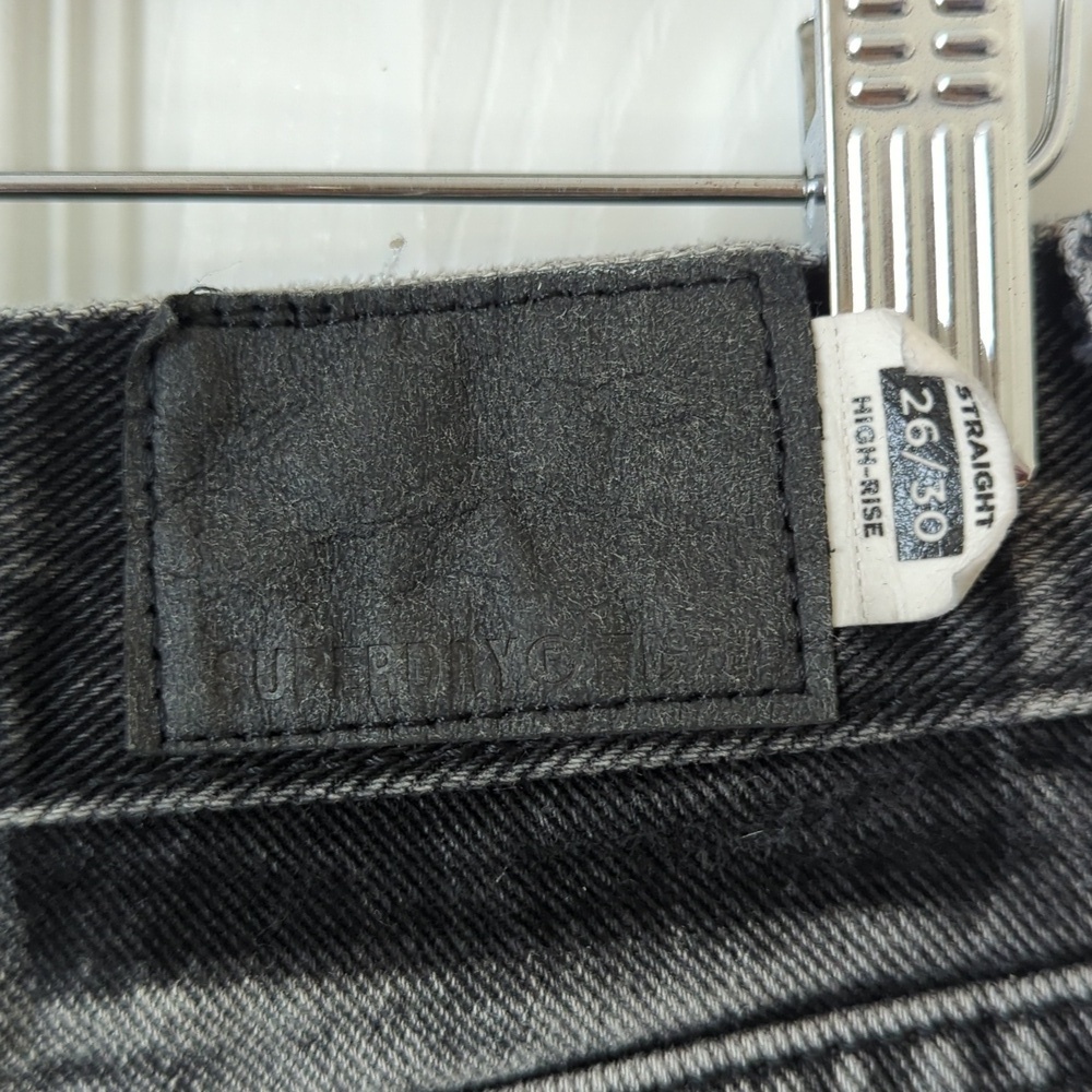 Superdry Classic High Waisted Straight Leg Rigid Jeans Lenox Grey 26/30 - Picture 14 of 16